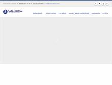 Tablet Screenshot of data-klima.com